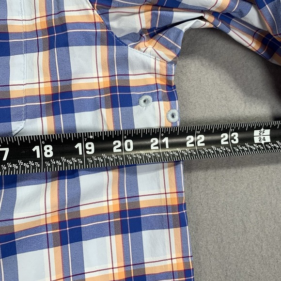 Tommy Bahama Siesta Key Plaid Stretch Button Down Shirt Mens M - Picture 8 of 10